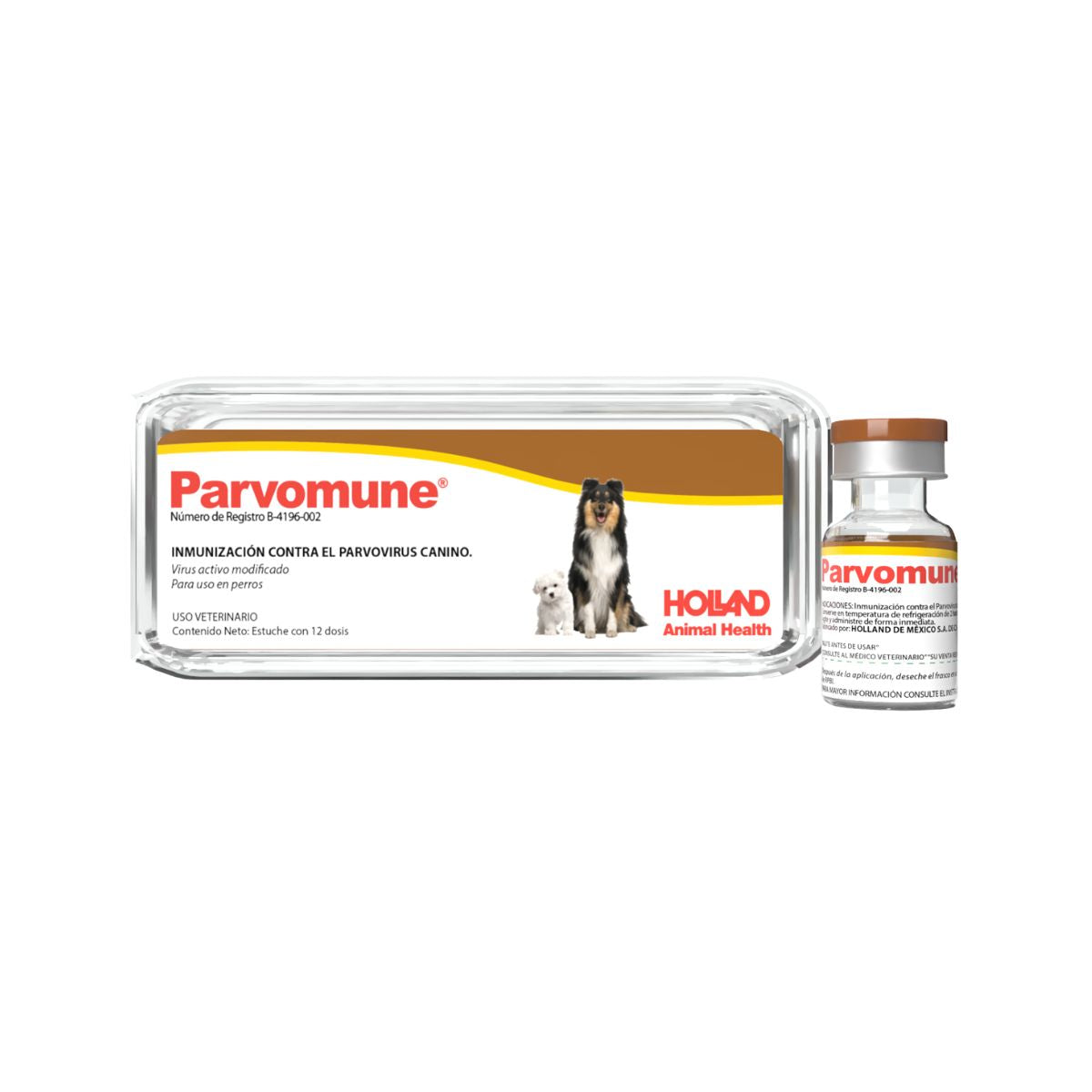 Parvomune ( VACUNA PARVOVIRUS ) 12 DOSIS REQUIERE TRANSPORTARSE EN FRÍO LLAME PARA COTIZAR ENVÍO